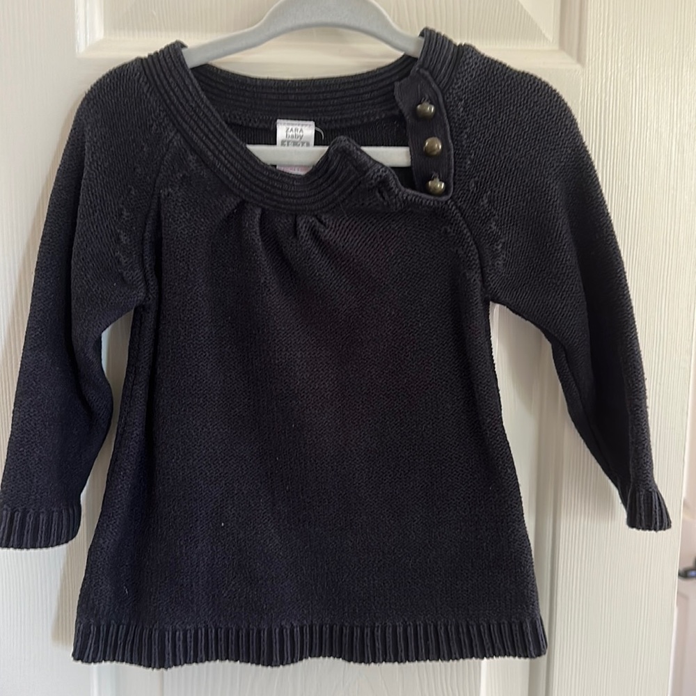 Zara Navy Sweater, 18-24 months